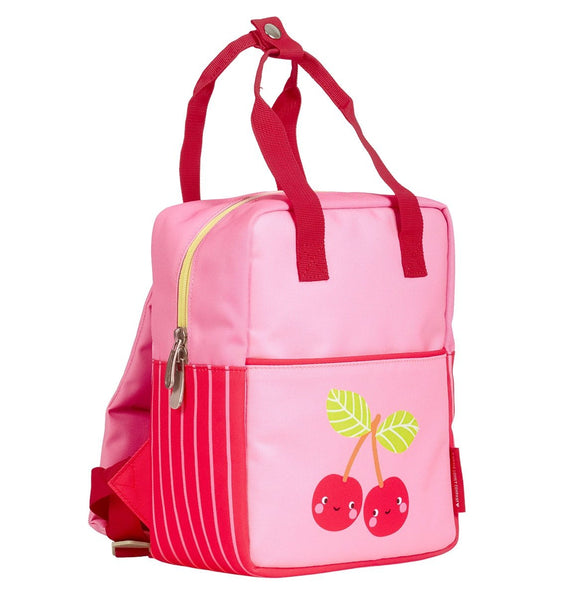 Petit Sac à Dos Carré Cerise