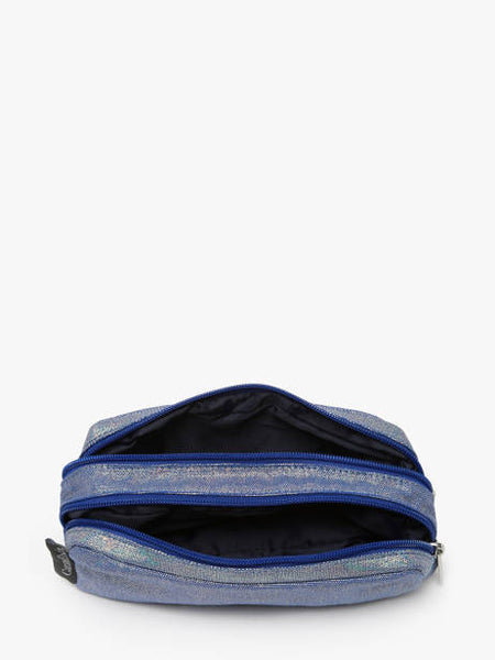 Trousse Double Bleue Irisée