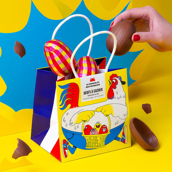 Sac de 5 Œufs à cacher