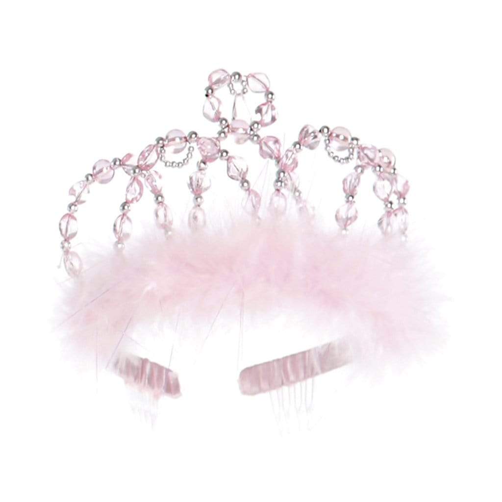 Tiare de princesse rose et argent (3+)
