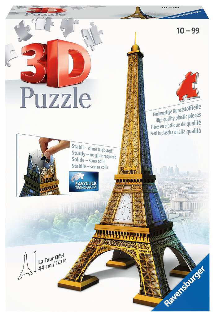 Puzzle 3D Tour Eiffel (224 pièces)