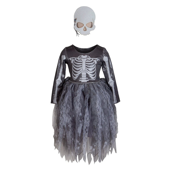 Costume de Sorcière Squelette (5-6 ans)