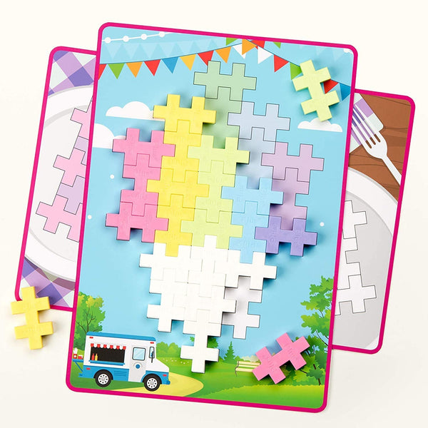 Plus Plus - puzzle 2D big pastel 60 pièces (3+)