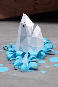 Trophée Origami Papier - Requin