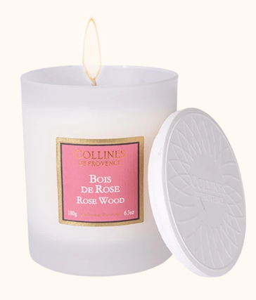 Bougie parfumée Bois de Rose 180g