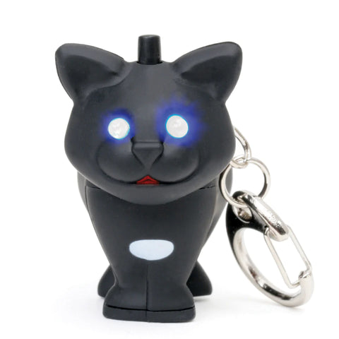 Porte-clés Chat sonore à LED