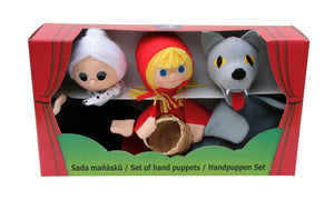 Set 3 Marionnettes Petit Chaperon Rouge (3+)