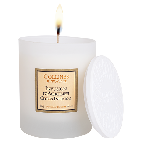 Bougie parfumée Infusion d'agrumes 180g