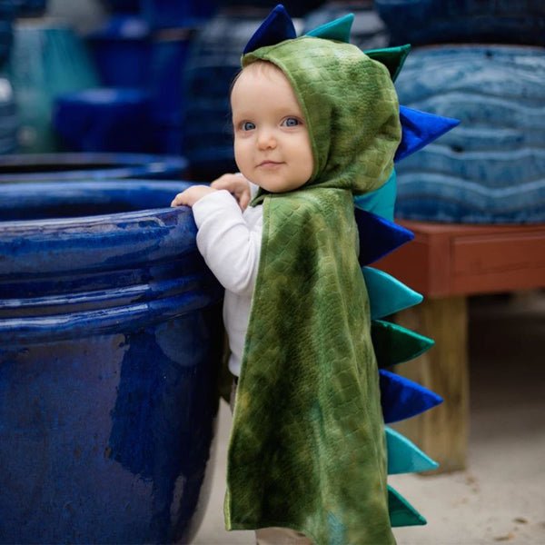 Cape de Dragon Vert et Bleu (2-3 ans)