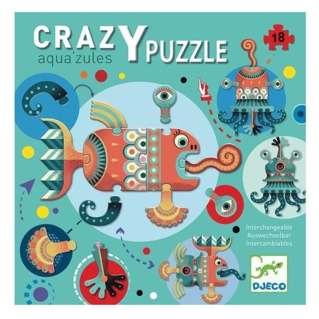 Crazy Puzzle Aqua'Zules (3+)
