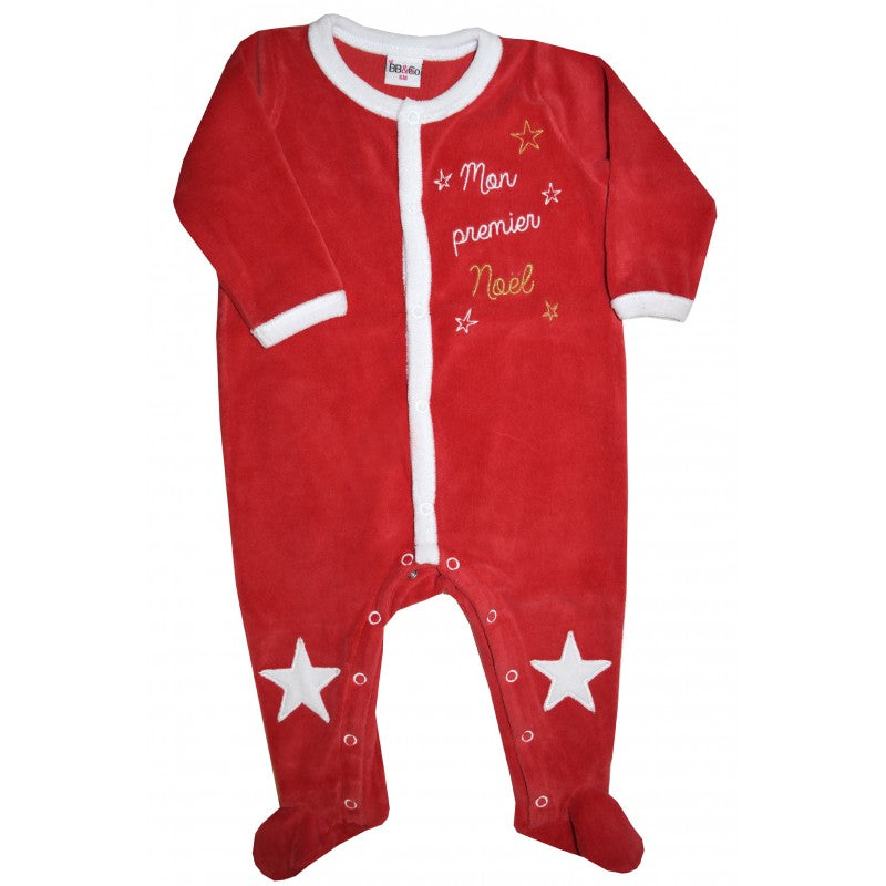 Premier Noel Vetement Bebe De Noel Pyjama