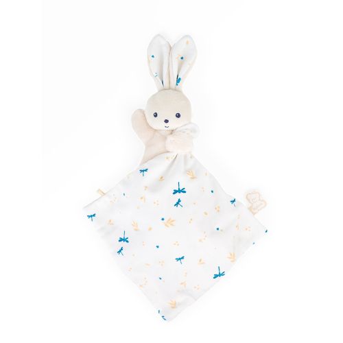 Doudou Lapin Carré Douceur Blanc Délicat (0+)