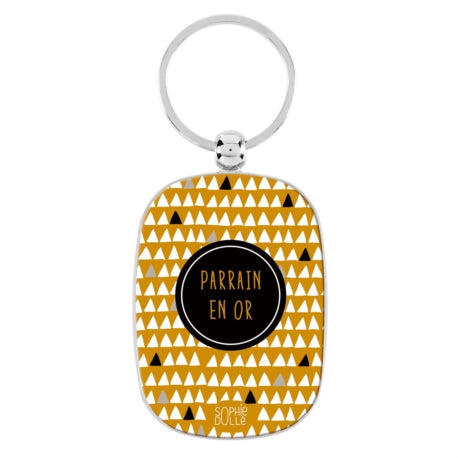 Porte-clés Parrain en Or