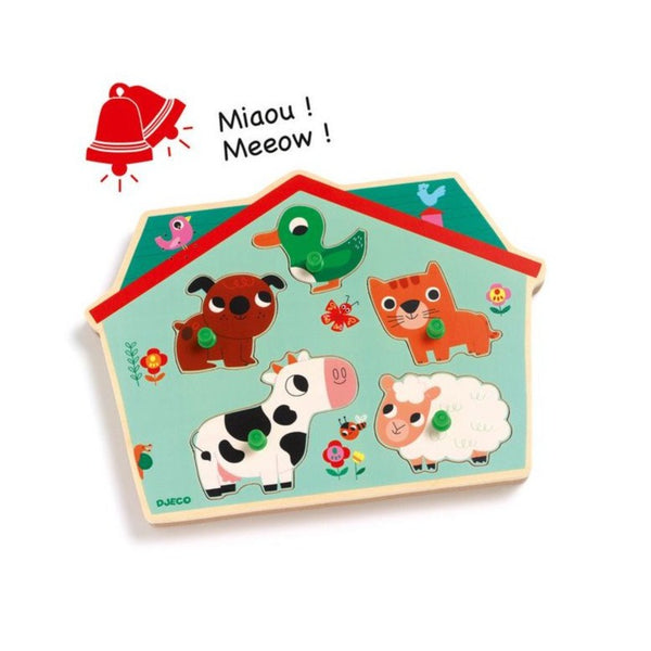 Puzzle sonore Ouaf Woof (12m+)