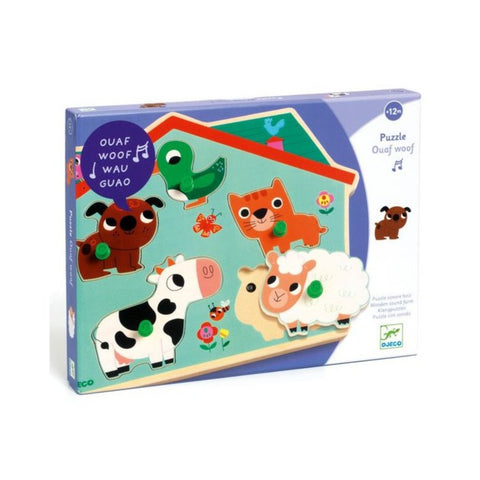 Puzzle sonore Ouaf Woof (12m+)